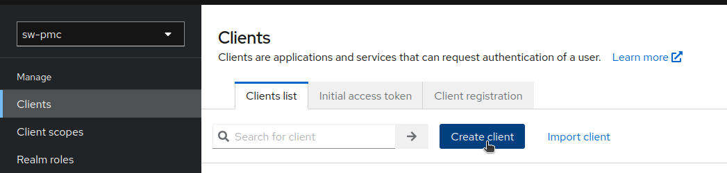 Vytvoření clienta 01