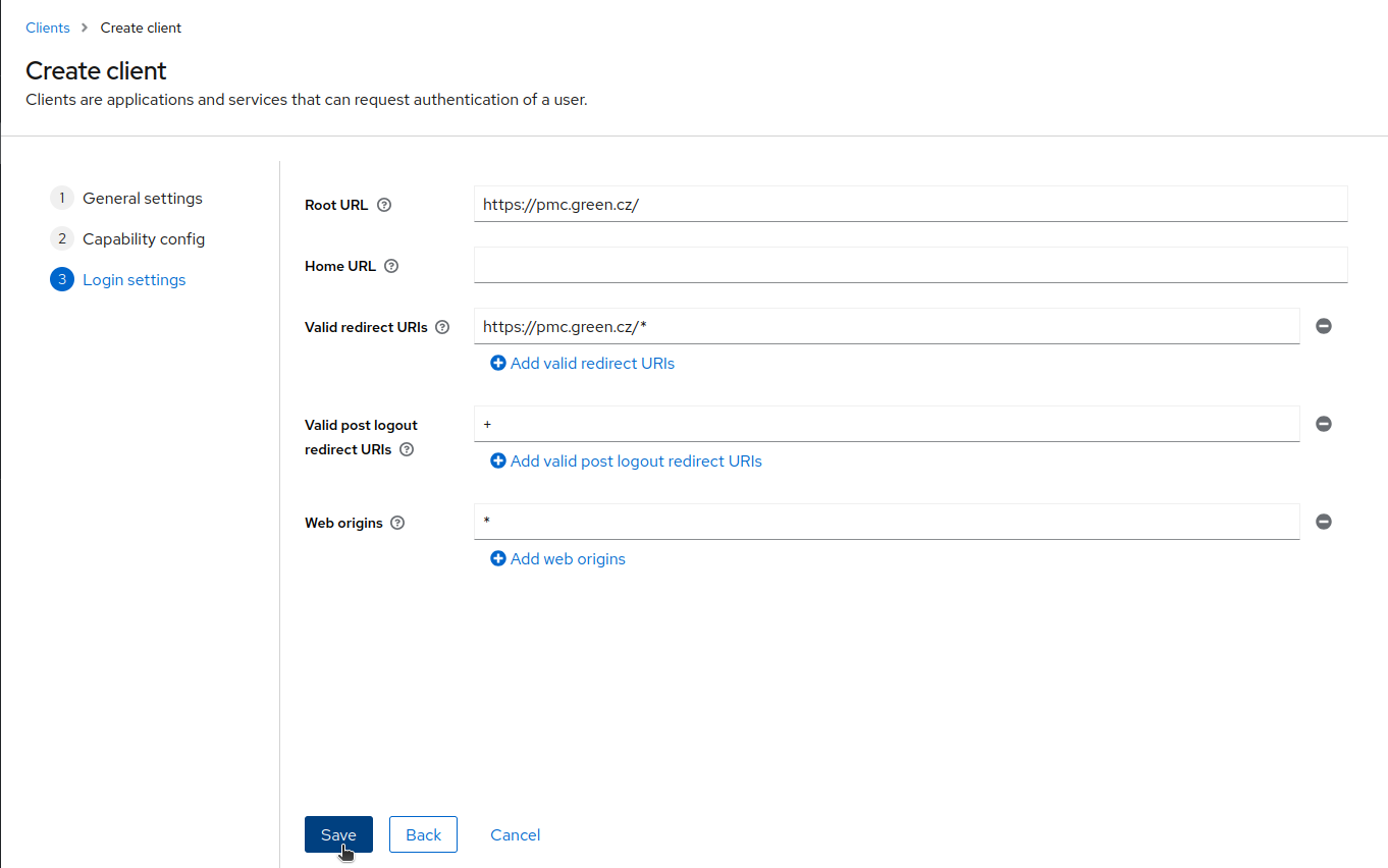 Vytvoření clienta 04