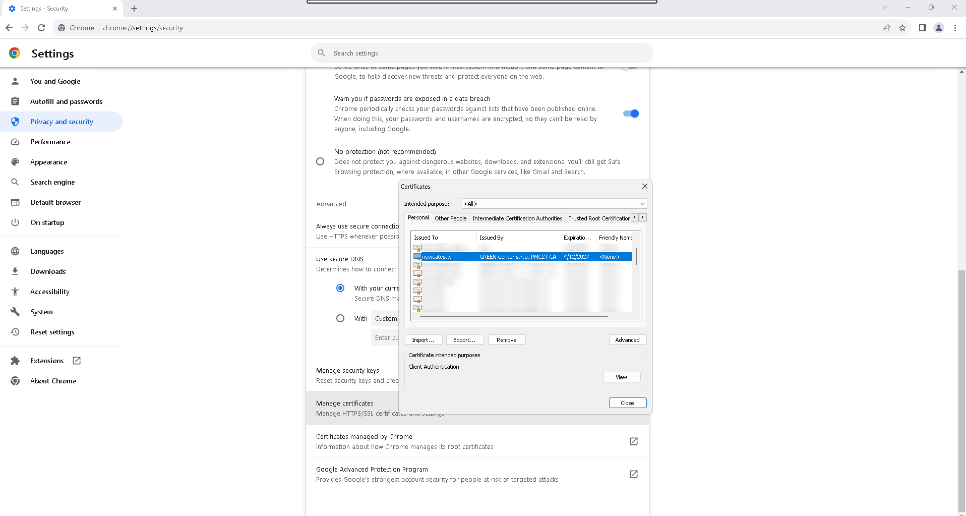 Instalační soubor POS 05