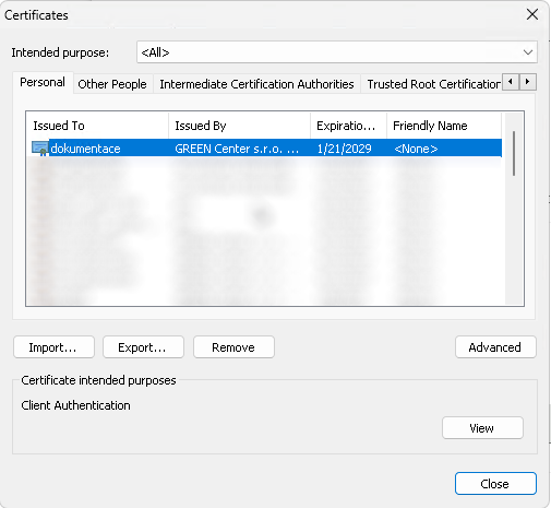 Manuální instalace POS 12